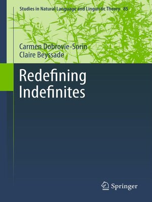 cover image of Redefining Indefinites